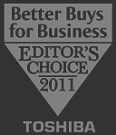 Toshiba Better Buys for Business Editor's Choice 2011